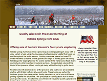 Tablet Screenshot of hillsidesprings.com